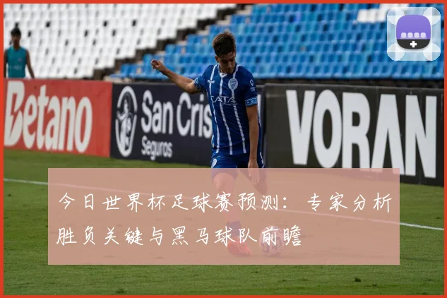 今日世界杯足球赛预测:专家分析胜负关键与黑马球队前瞻